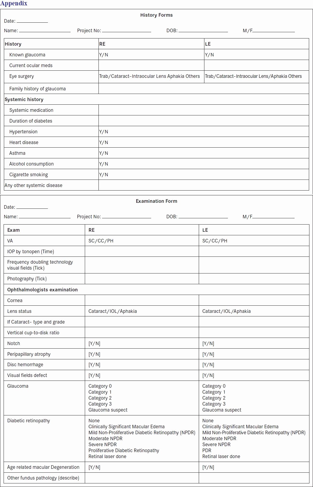 Eye Exam forms Template Luxury General Physical Exam form Bing Images