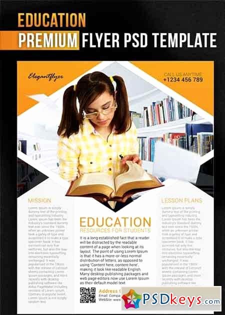 Facebook Ad Template Psd Best Of Education V1 Flyer Psd Template Cover Free
