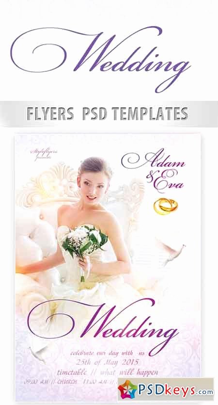 Facebook Ad Template Psd New Wedding Flyer Psd Template Cover 2 Free