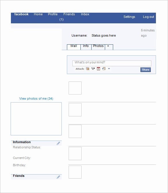 Facebook Page Template Pdf Fresh Template – 49 Free Word Pdf Psd Ppt format