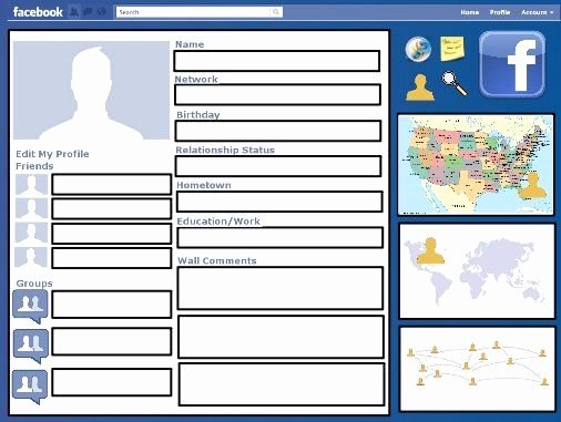 Facebook Profile Page Template Fresh Historical People or Characters