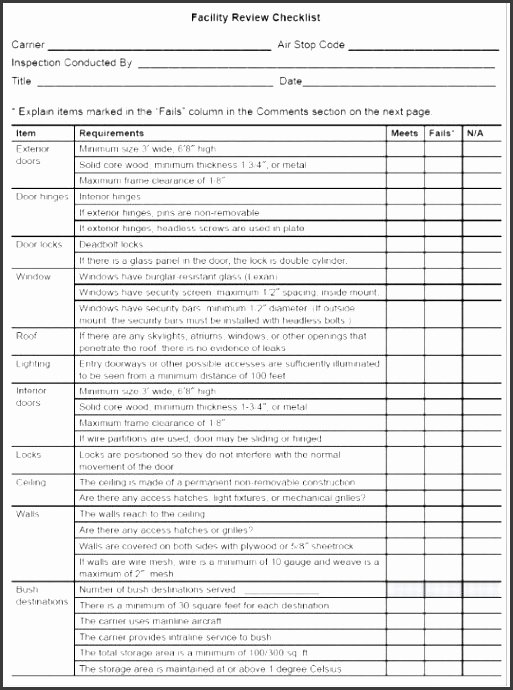 Facility Maintenance Plan Template Best Of 7 Facility Maintenance Checklist Template