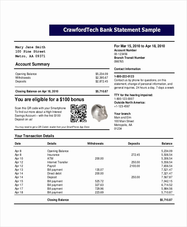 Fake Bank Statement Template Best Of Fake Bank Statement Template Download 6fbdf47b0c50