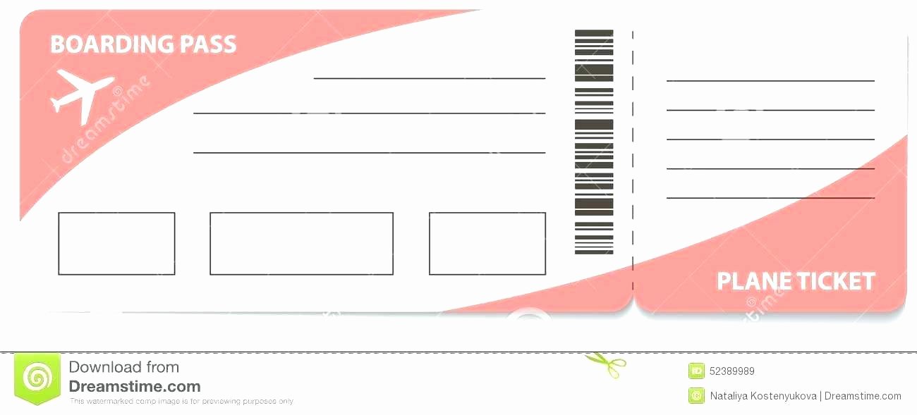 Fake Boarding Pass Template Inspirational Create Fake Airline Ticket Template Plane Blank