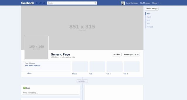 Fake Facebook Page Template Beautiful Page Template