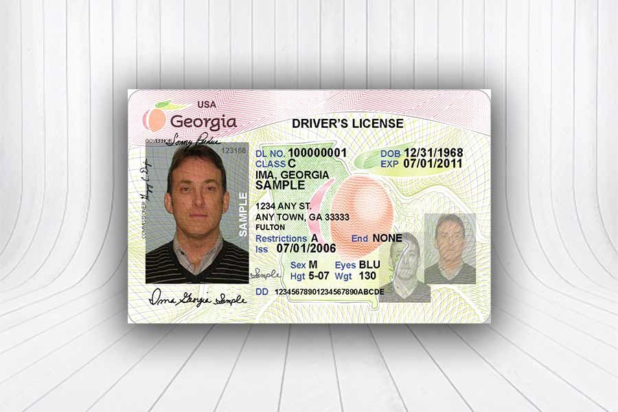 Fake Id Template Download Lovely Georgia U S Id Template