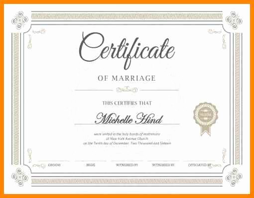 Fake Marriage Certificate Template Elegant 10 Fake Marriage Certificate Printable