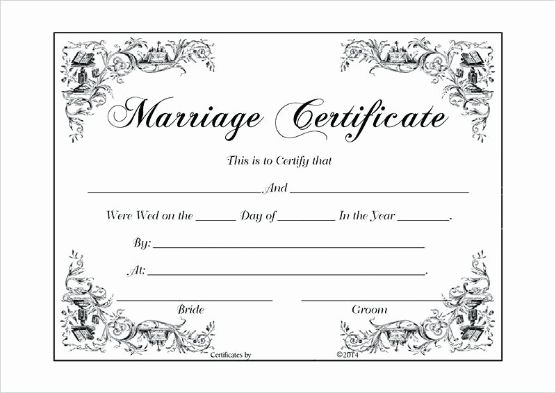 Fake Marriage Certificate Template Lovely Free Marriage Certificate Template Luxury Salary Package