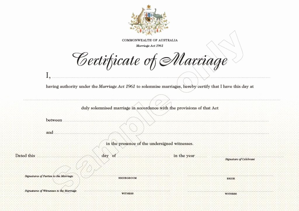 Fake Marriage Certificate Template New Marriage Certificate Template