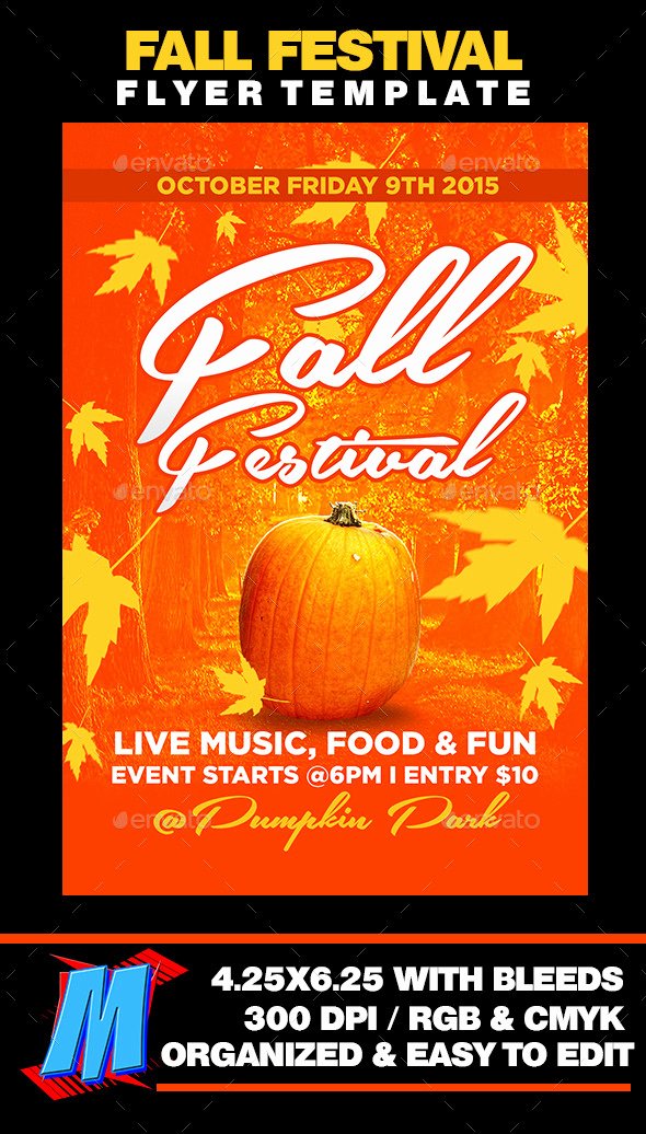 Fall Festival Flyer Template Elegant Free Printable Flyer Templates for Fall Festival Fixride