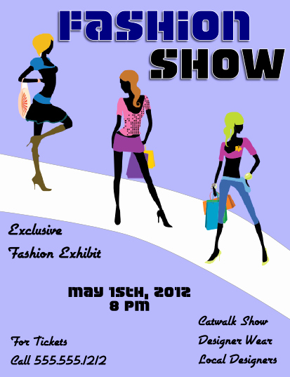 Fashion Show Flyer Template Lovely Fashion Show Flyer Template View