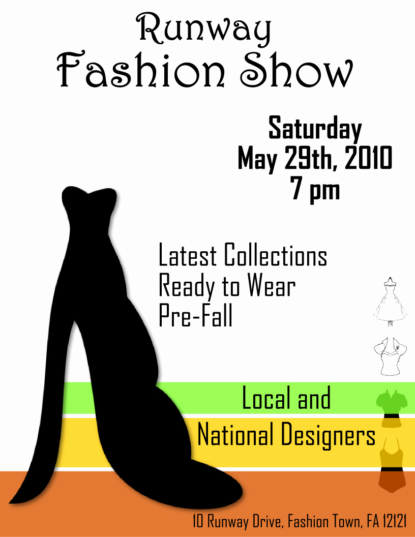 Fashion Show Flyers Template Fresh Fashion Show Flyer Template 2 Free View R Image