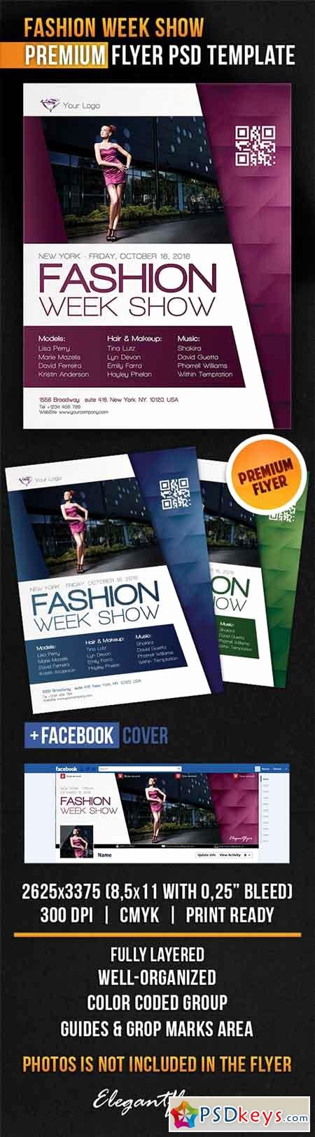 Fashion Show Flyers Template New Free Download Shop Vector Stock Image Via torrent
