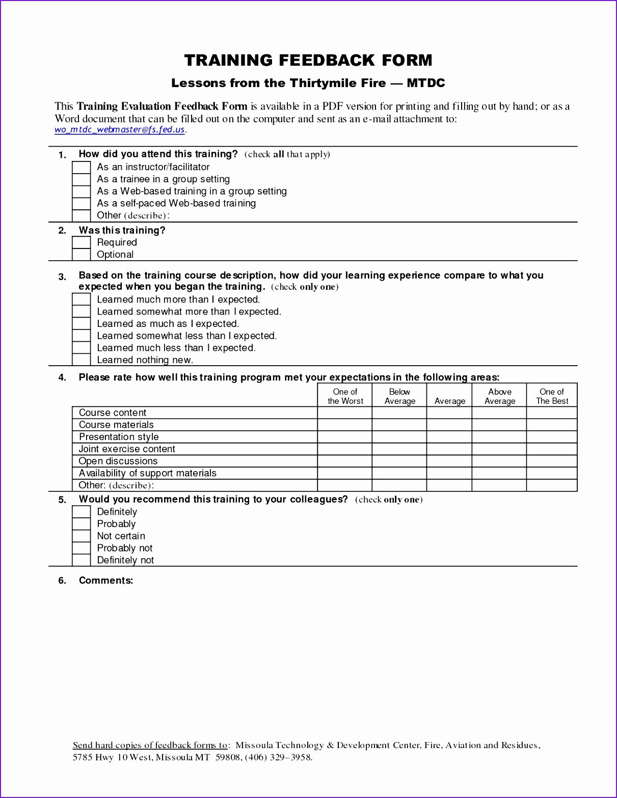 Feedback form Template Word Fresh Training Evaluation form Template Excel 181f4b7b0c50