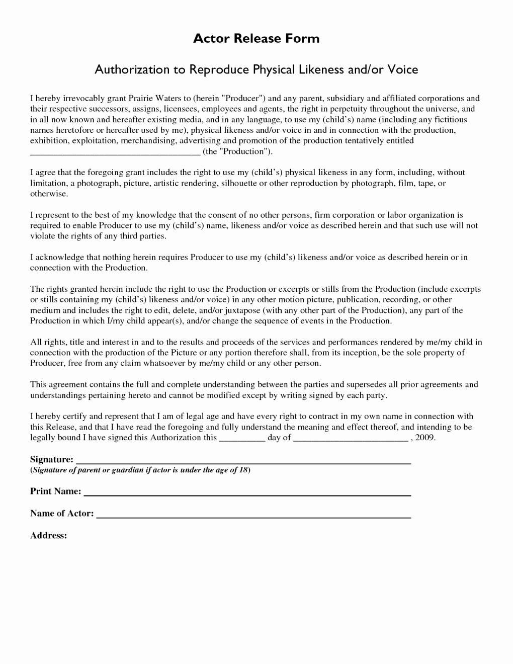 Film Producer Agreement Template Beautiful Production Agreement Contract Template