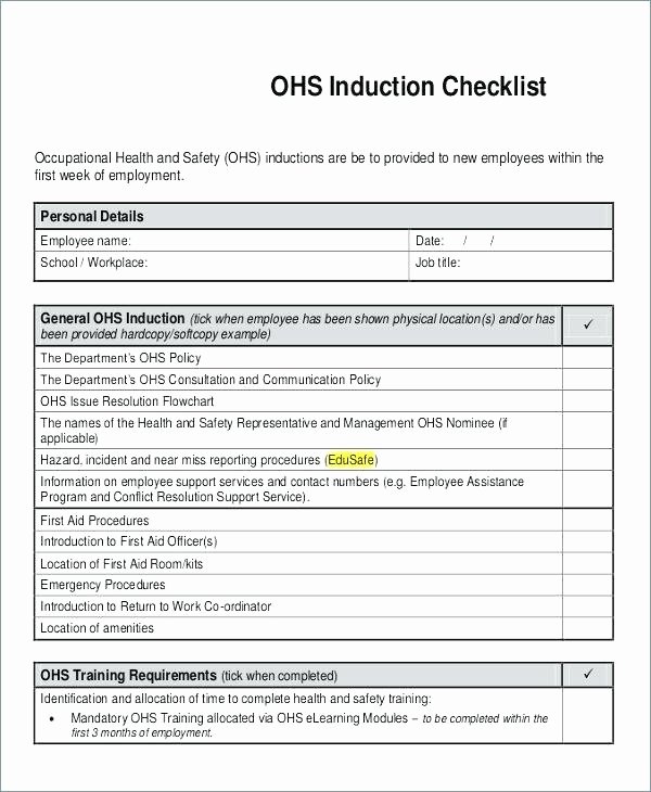 Financial Audit Checklist Template Luxury Ohs Audit Checklist Template – Flybymedia