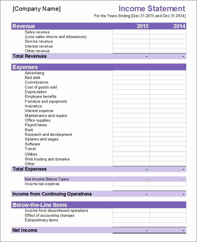 Financial Report Template Word Best Of 27 Financial Statement Templates Pdf Doc