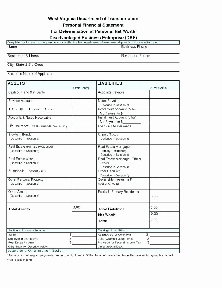 Financial Statement Template Word Fresh Free Statement Work Template Word Excel Documents
