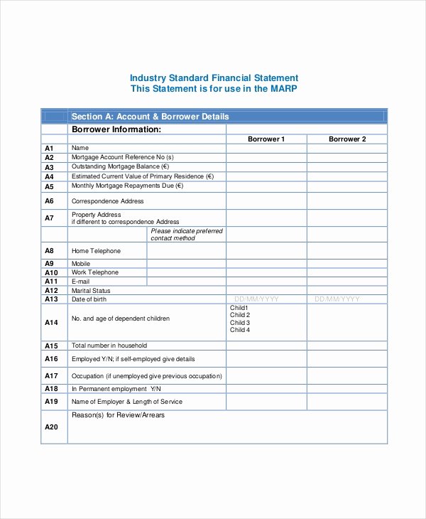 Financial Statement Template Word New Bank Statement Template 22 Free Word Pdf Document