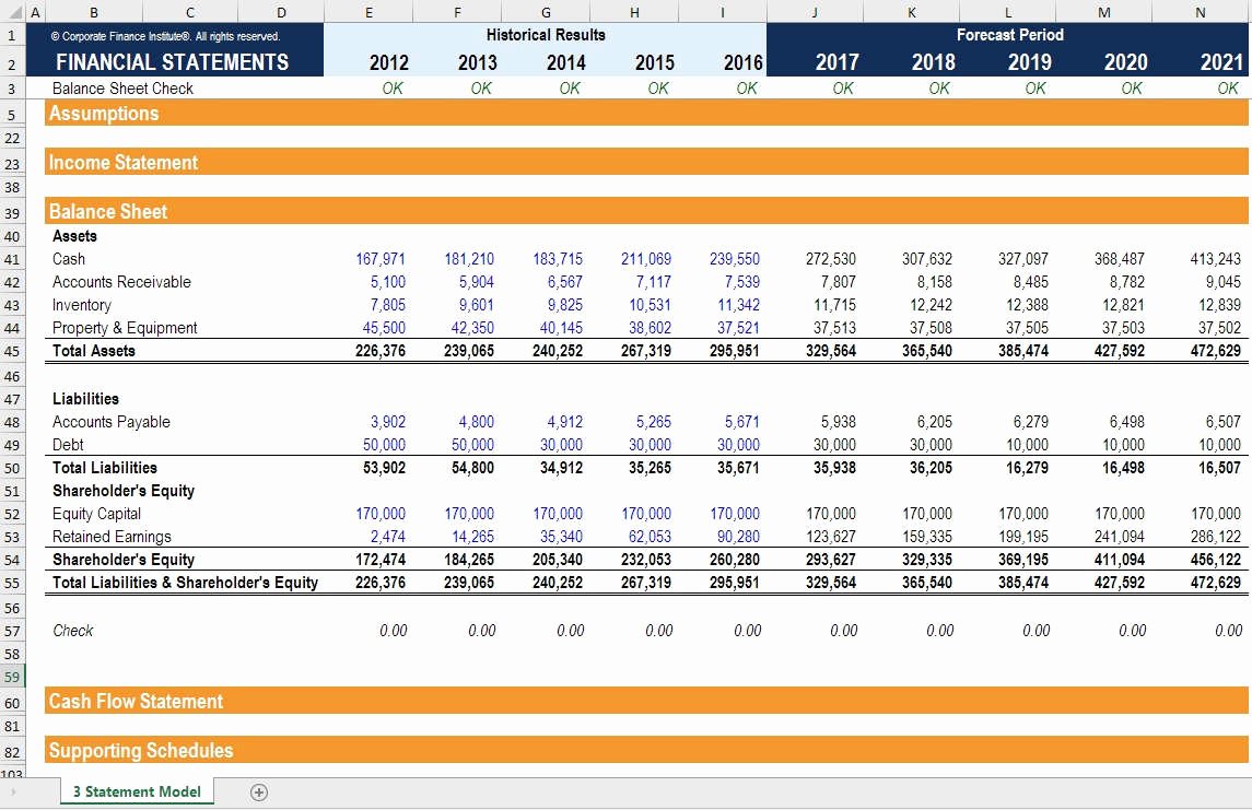 Financial Statement Template Xls Inspirational Financial Model Template Package 15 Models Dcf Lbo M&amp;a