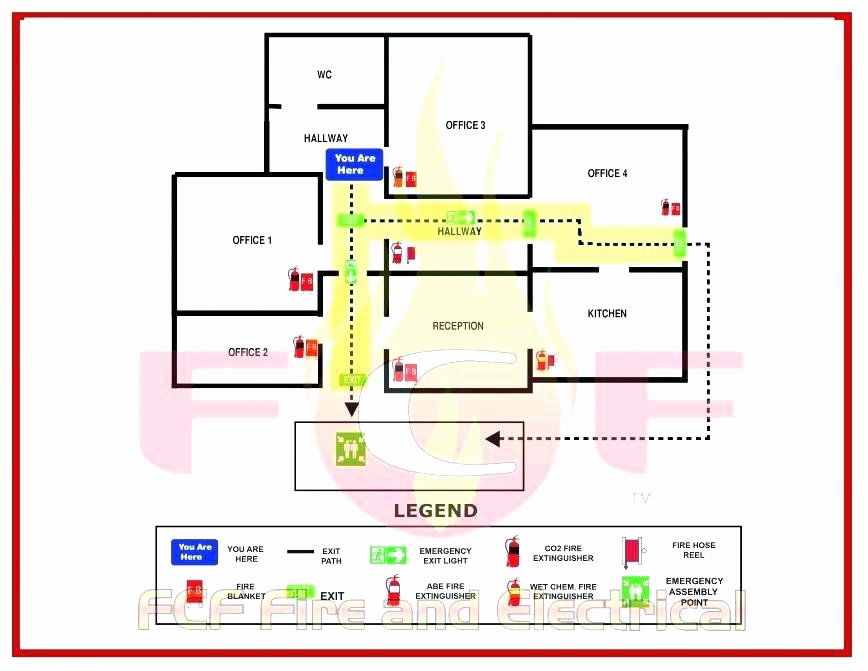 Fire Evacuation Plan Template Best Of Hotel Emergency Exit Map Maps Template Free Evacuation
