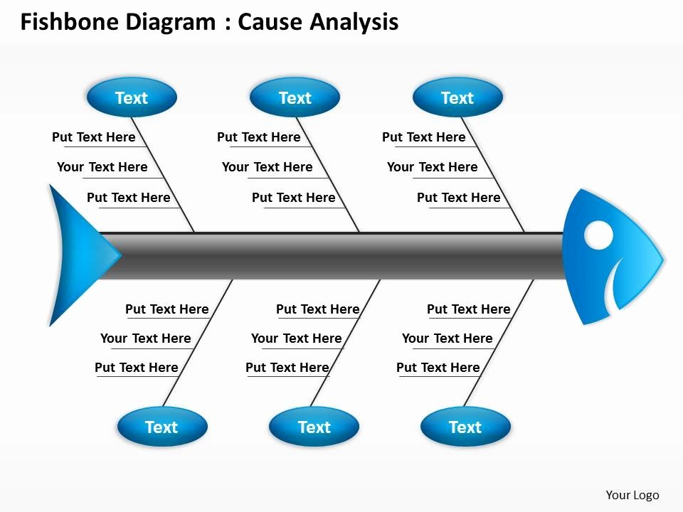 Fishbone Diagram Template Powerpoint Elegant Fishbone Diagram Cause Analysis Powerpoint Slides