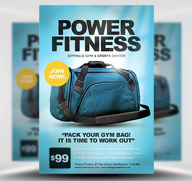 Fitness Flyer Template Free Unique Gym Flyer Template Flyerheroes