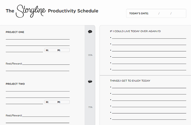 Five Minute Journal Template New 7 Single Page Productivity Planners to organize Your to Do
