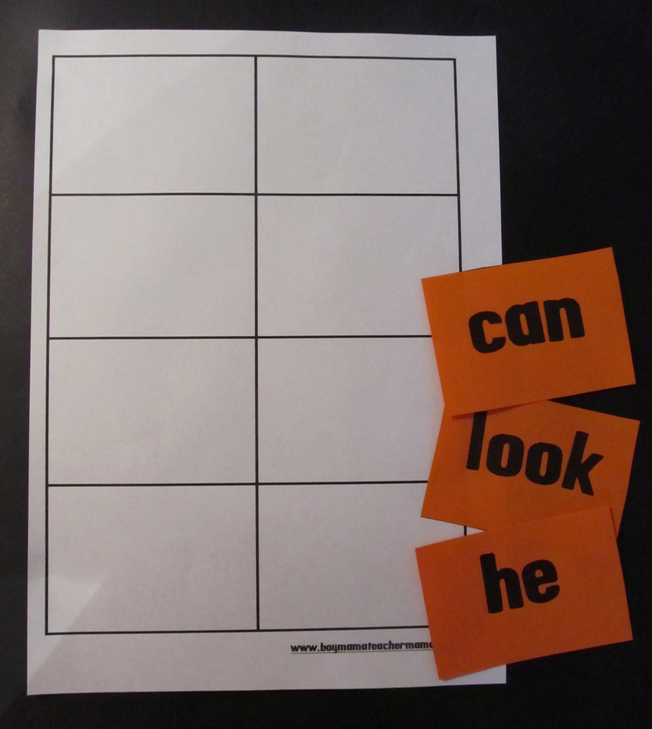Flash Card Template Word Elegant Teacher Mama Sight Word Practice Made Fun