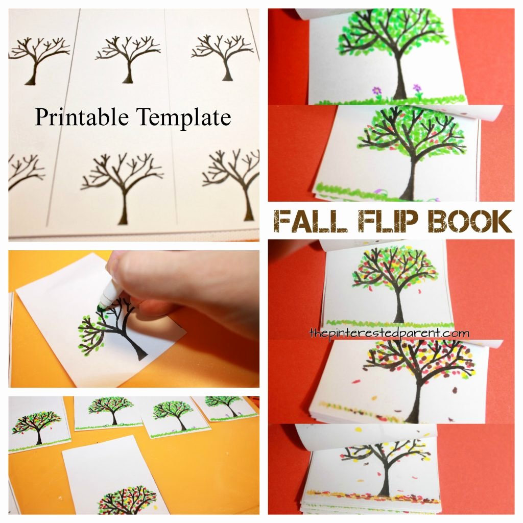 Flip Book Template Printable Fresh Fall Tree Flip Book – the Pinterested Parent