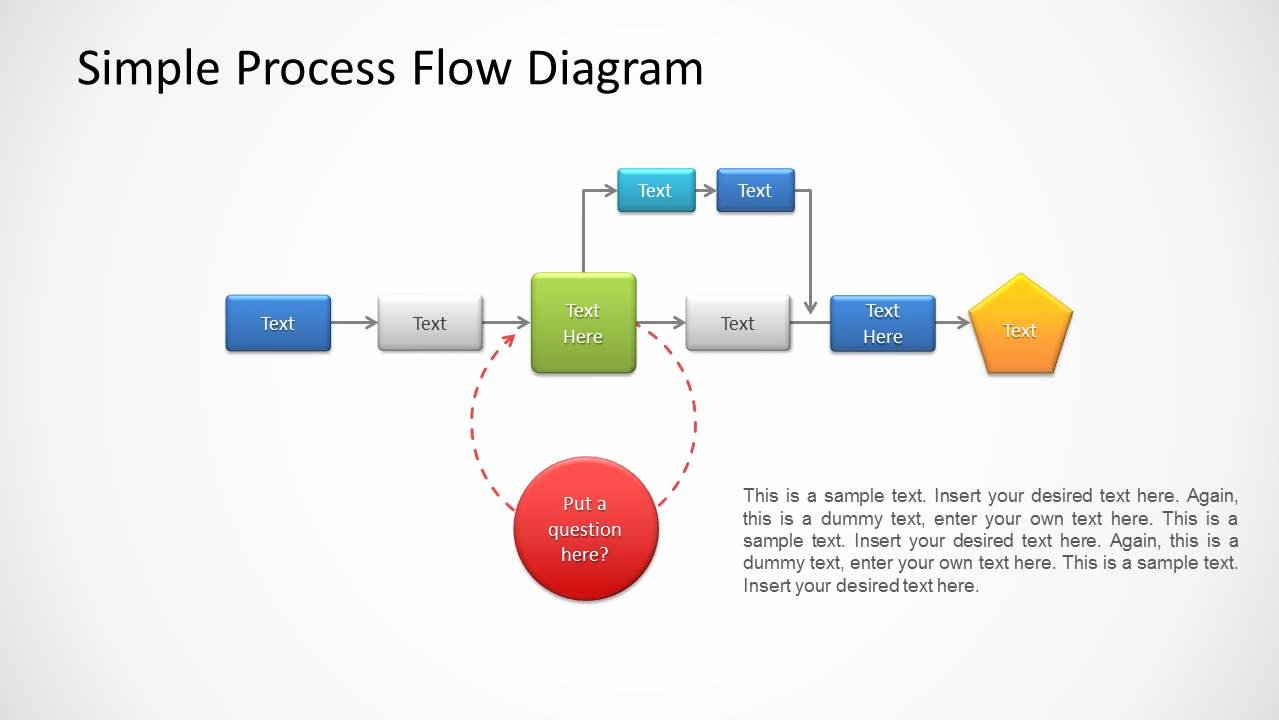 Flow Chart Ppt Template Elegant Process Flow Diagram for Powerpoint Slidemodel