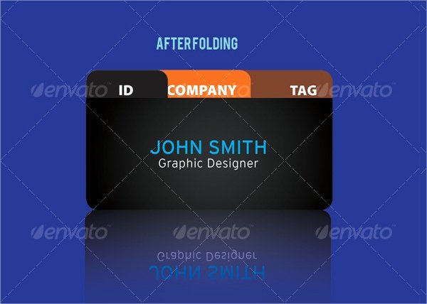 Foldable Business Card Template Inspirational 22 Folded Business Cards Psd Ai Vector Eps
