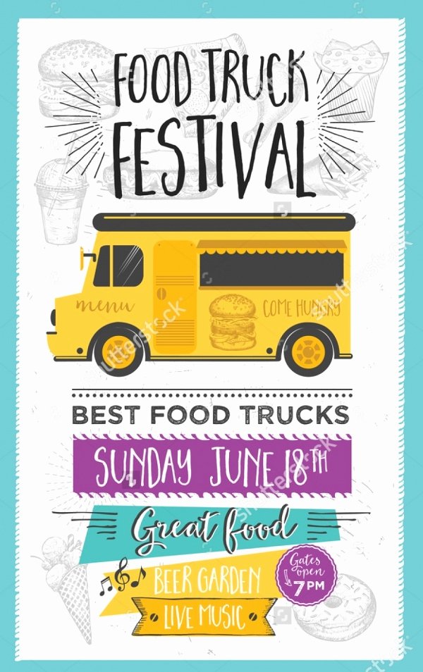 Food Truck Menu Template Elegant 35 Elegant Festival Flyer Design Templates Ai Word