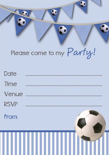 Football Invitation Template Free Elegant Free Printable Football Party Invitation Templates