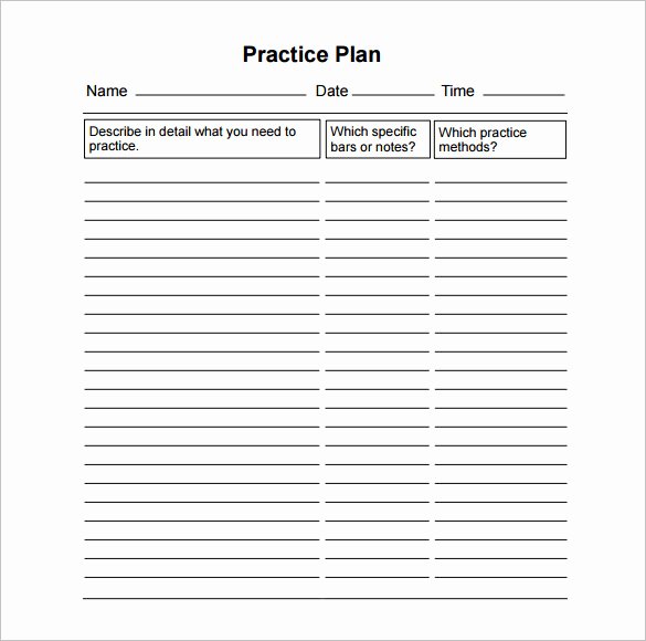 Football Practice Plan Template Luxury 11 Practice Schedule Templates Doc Pdf