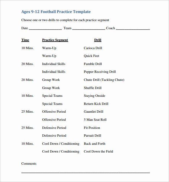 Football Practice Schedule Template Luxury 11 Practice Schedule Templates Doc Pdf