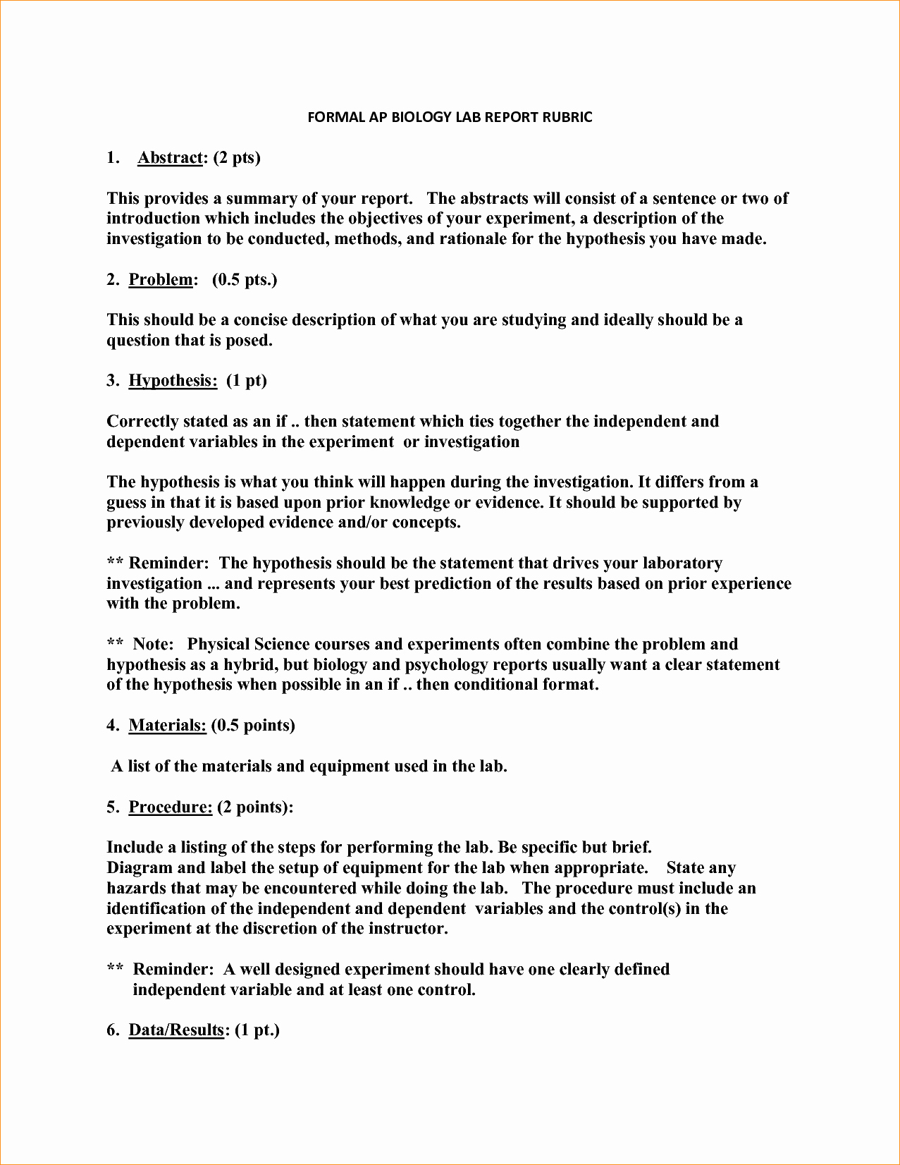 Formal Lab Report Template Fresh Lab Report format