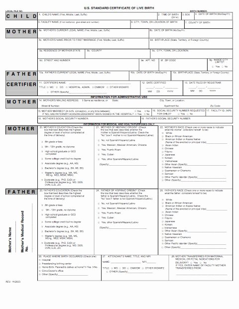 Free Birth Certificate Template Awesome 15 Birth Certificate Templates Word &amp; Pdf Free