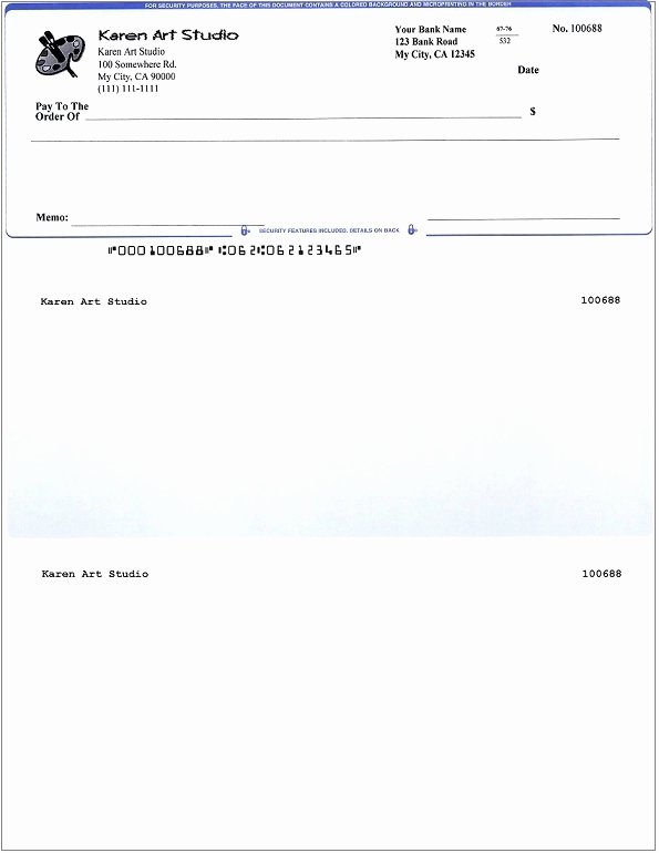 Free Business Check Template Awesome Blank Business Check Template