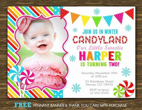 Free Candyland Invitation Template Best Of Candyland Birthday Invitations