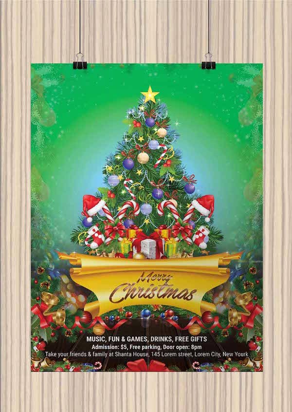 Free Christmas Poster Template Fresh 25 Best Free Christmas Flyer Templates Dzineflip