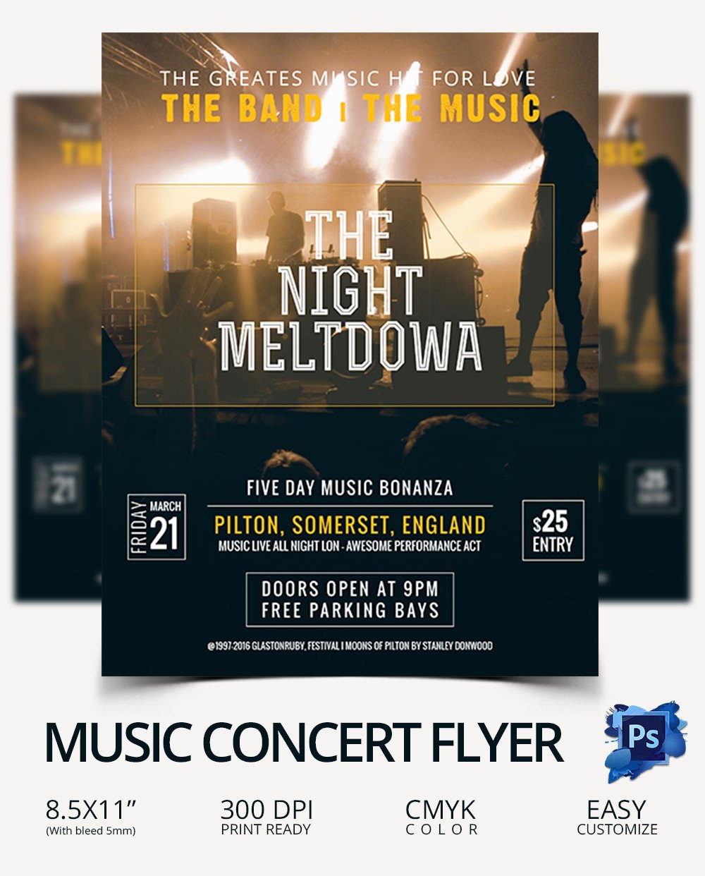 Free Concert Poster Template Luxury Concert Flyer Template 35 Psd format Download