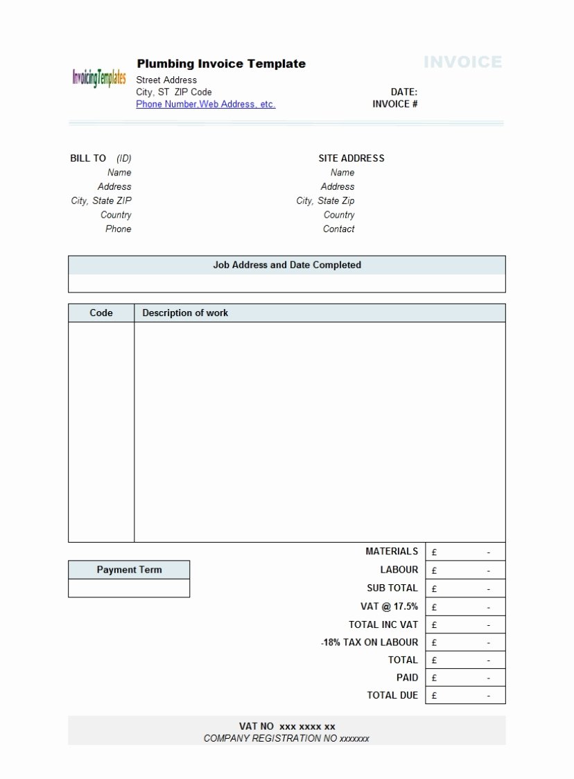 Free Construction Invoice Template Beautiful Construction Invoice software Invoice Template Ideas
