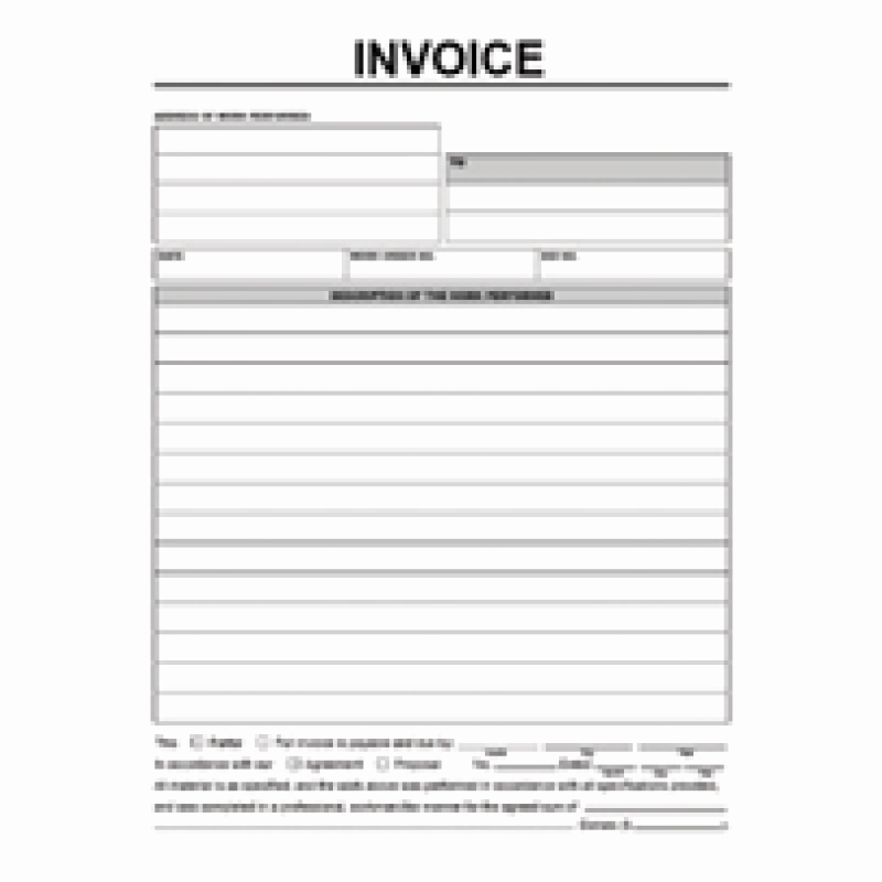 Free Construction Invoice Template Fresh Contractor Invoice Template
