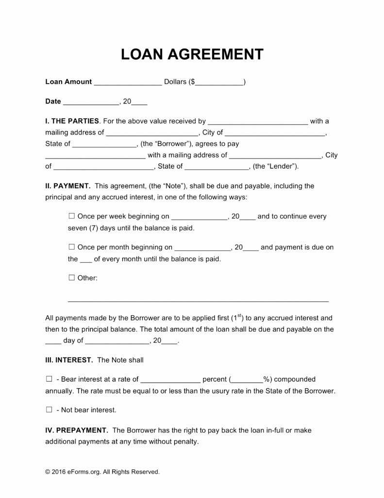 Free Contract Template Word Fresh Loan Contract Template Beepmunk