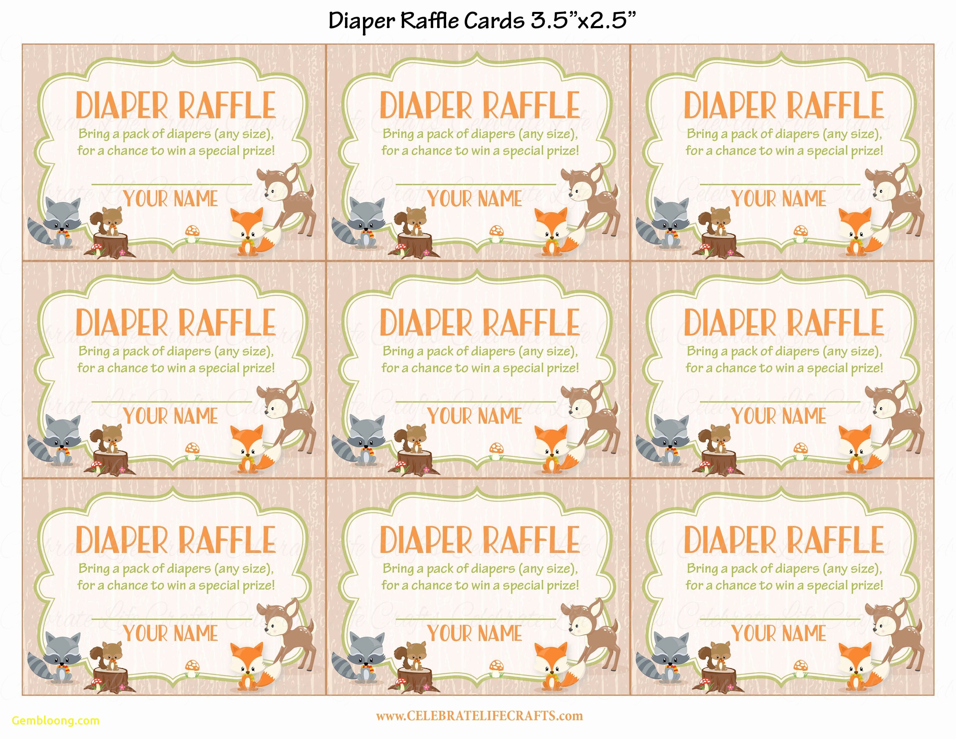 Free Diaper Raffle Template New Beautiful Free Printable Baby Shower Raffle Tickets
