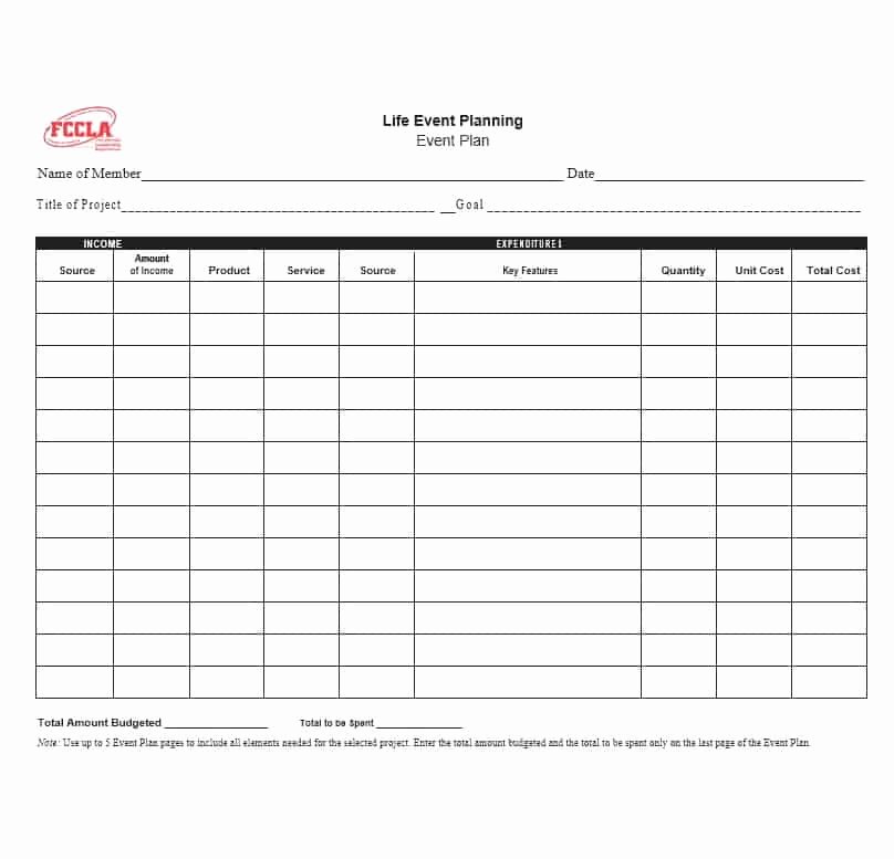 Free event Plan Template New 50 Professional event Planning Checklist Templates
