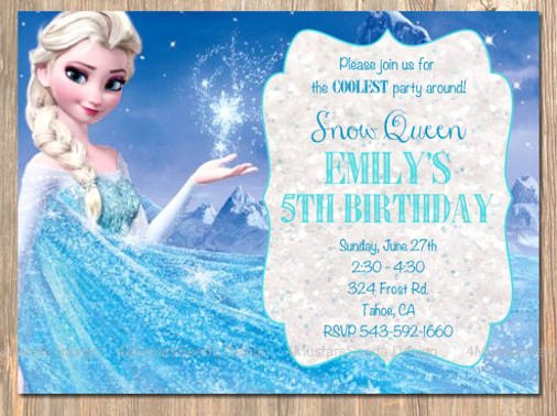 Free Frozen Invitations Template Fresh 12 Frozen Birthday Invitation Psd Ai Vector Eps