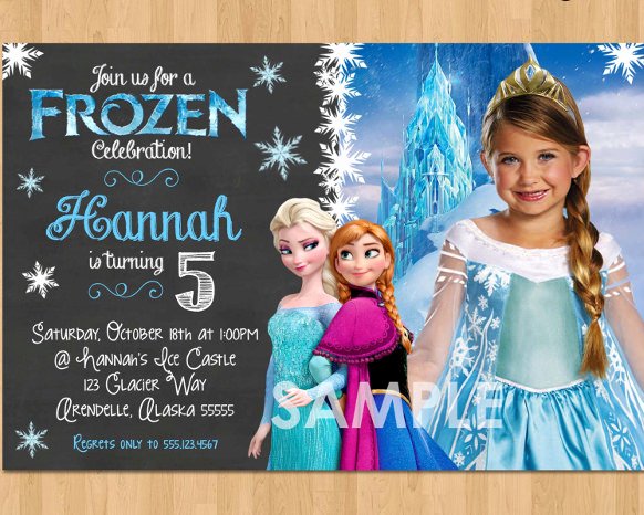 Free Frozen Invitations Template Lovely 12 Frozen Birthday Invitation Psd Ai Vector Eps