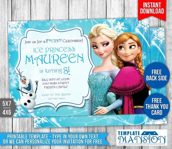 Free Frozen Invite Template Lovely 25 Best Ideas About Disney Frozen Invitations On